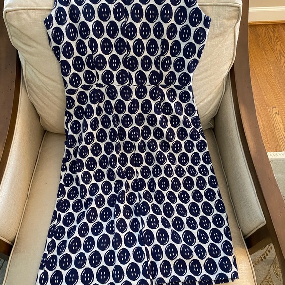 Lily Pulitzer size small “button dress” navy - Picture 2 of 2